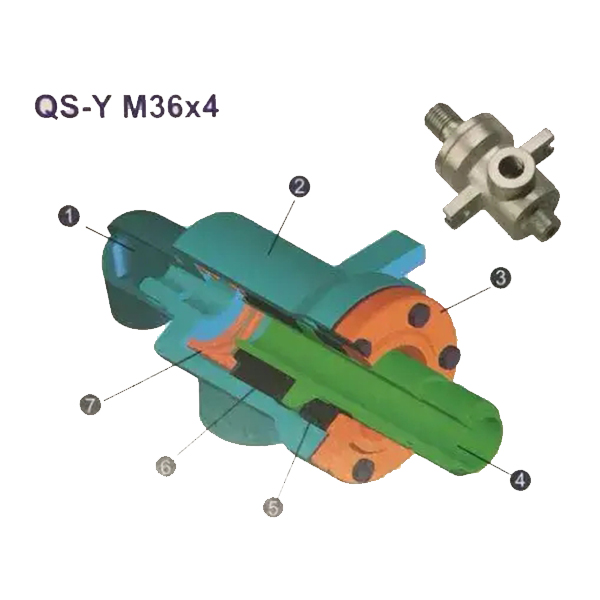 KRS M36X4 Steam and Water Rotary Joint